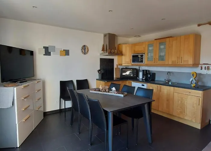Apartment Campredon - Decoration Typique - 25m2 De Terrasse Amenagee Plein Sud Avec Vue Panoramique - Internet - Jardin - Parking - Navette - Linge Et Menage En Options Payantes Font-Romeu-Odeillo-Via